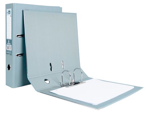 Pasta de arquivo de alavanca liderpapel documenta pvc folio lombada 75 mm cinza , Liderpapel , 21150 , 8423473211506